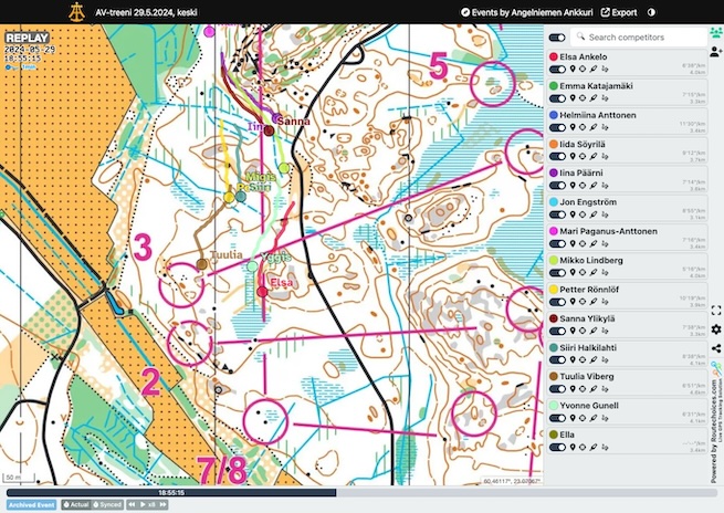 event page